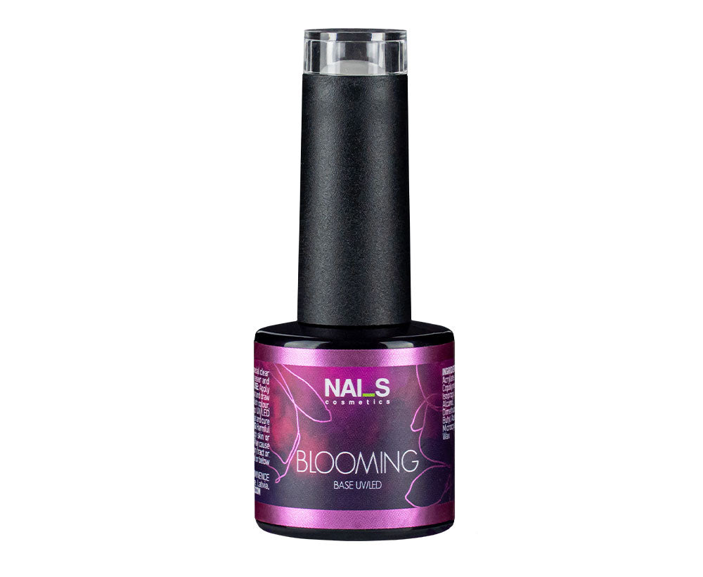 Blooming Base Nail art -geeli 8 ml, UV/LED-yhteensopiva. Täydellinen liukuvärjäystekniikoihin ammattikäyttöön.