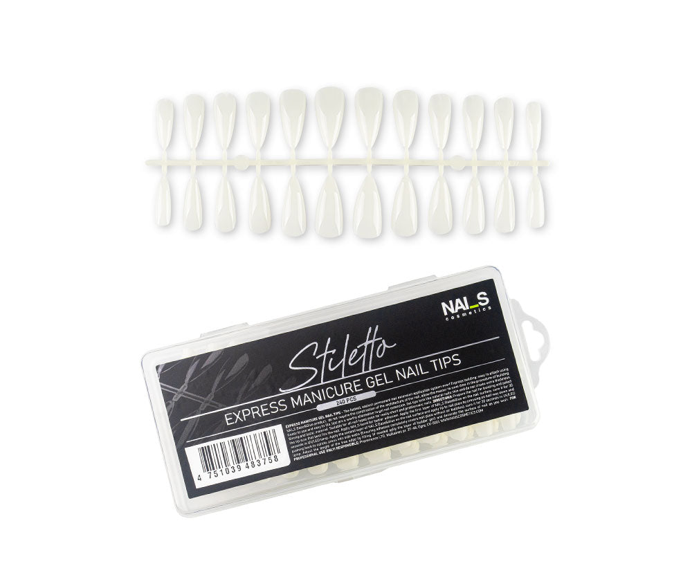 Express tippisysteemi geelillä Stiletto Tipit 240kpl