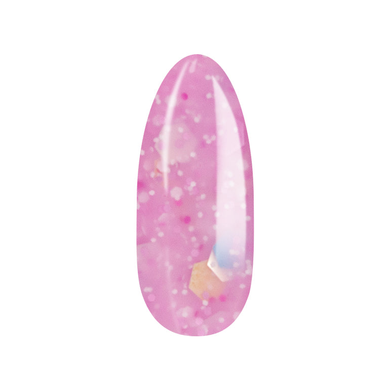 Pinkki glittergeelilakka