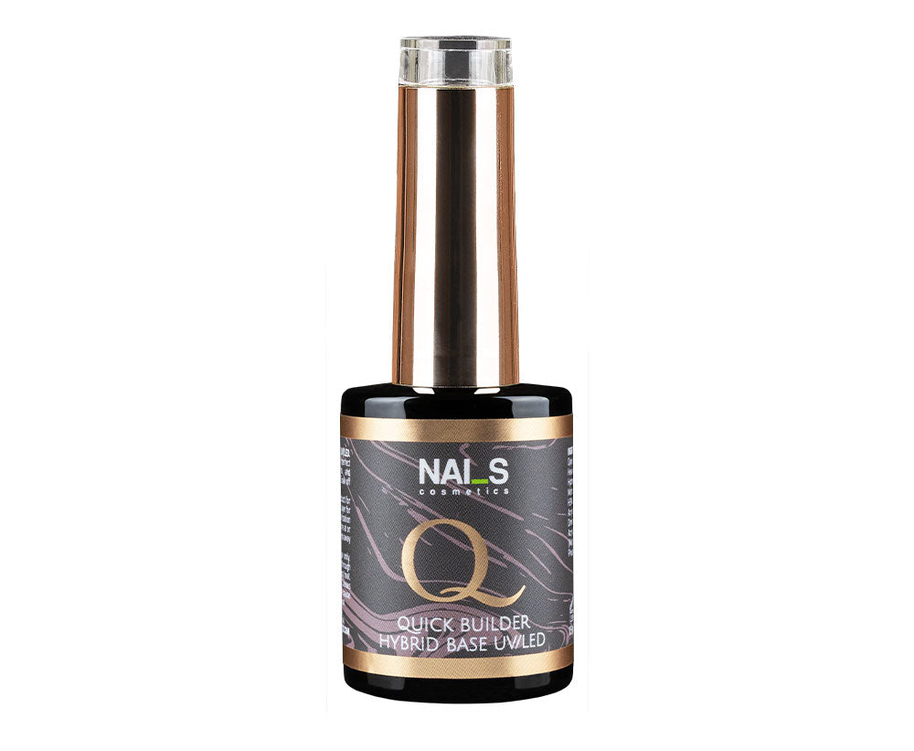 NAILS Cosmetics Quick Rubber Base pohjageeli Kirkas