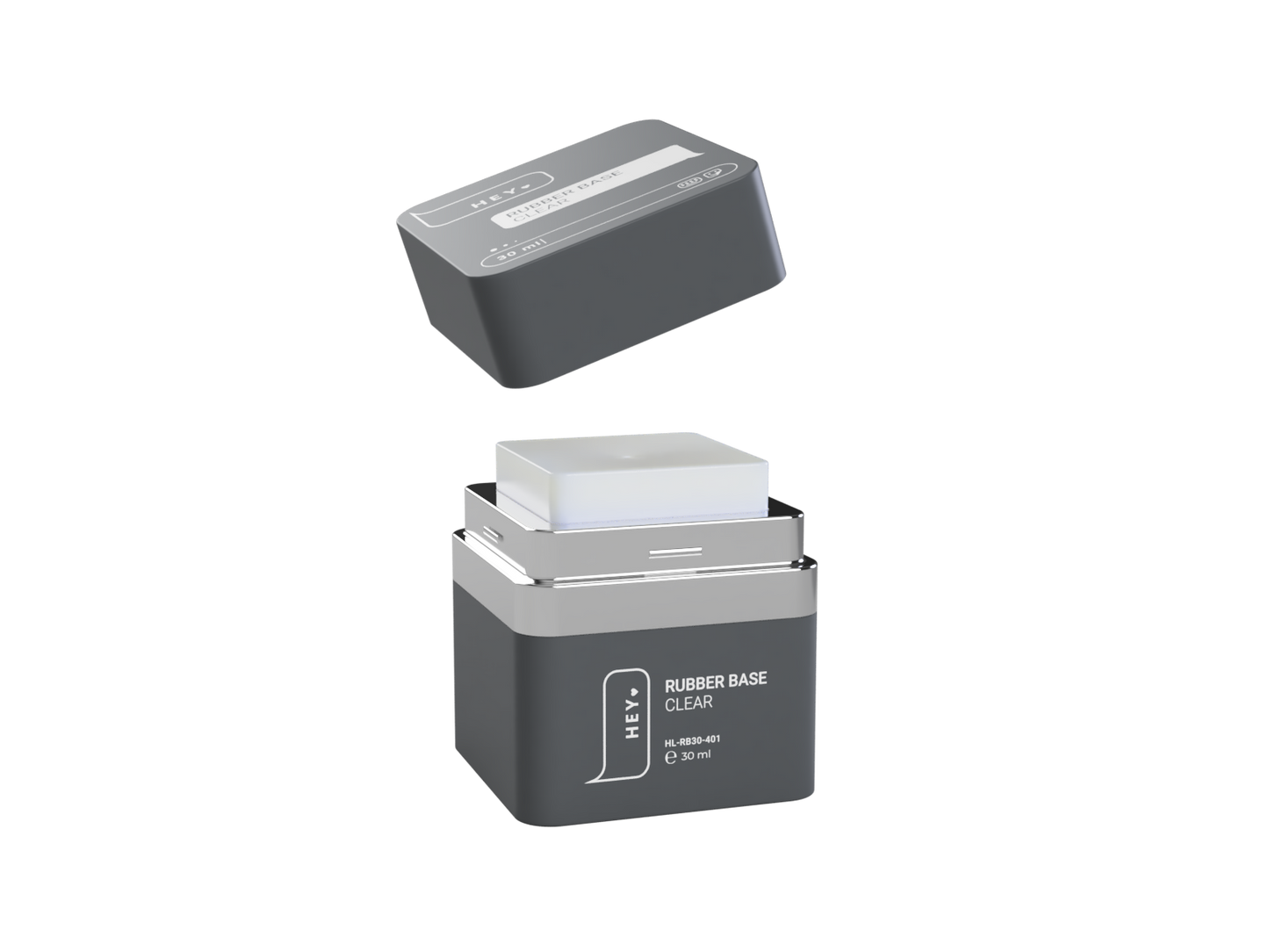 Hey Rubber Base Basisgel Klar 15ml