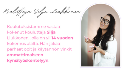 Geelilakkaus koulutus, oman kynnen vahvistus koulutus, koneellinen manikyyrikoulutus. Kynsikoulutus. Rakennekynsikoulutus Etelä-Savo 