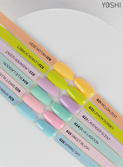Pastellinen geelilakka Finnails