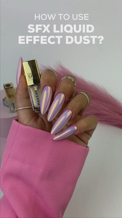 Nestemäinen chrome - Pearl White Makear