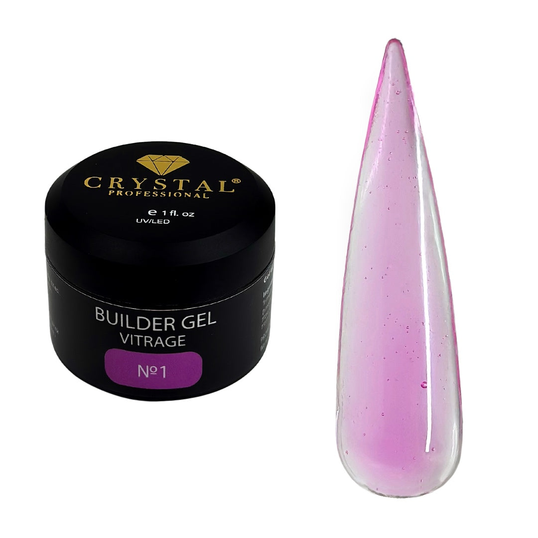 Crystal Professional läpikuultava rakennegeeli n.1