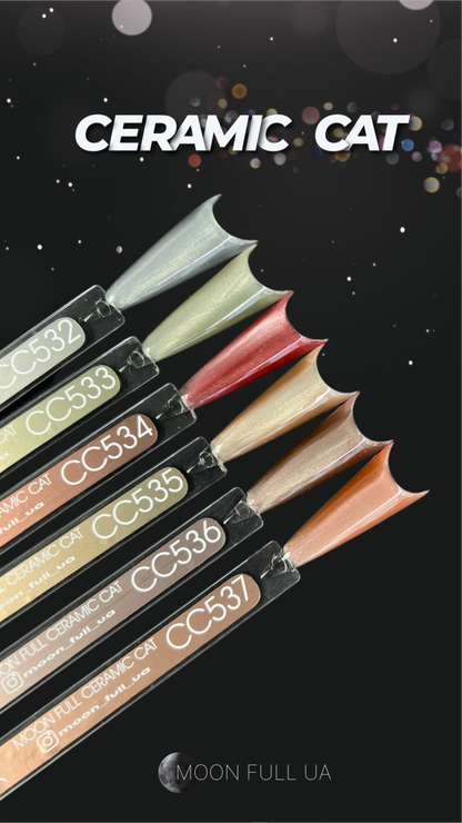 Moon Full Ceramic Cat 537