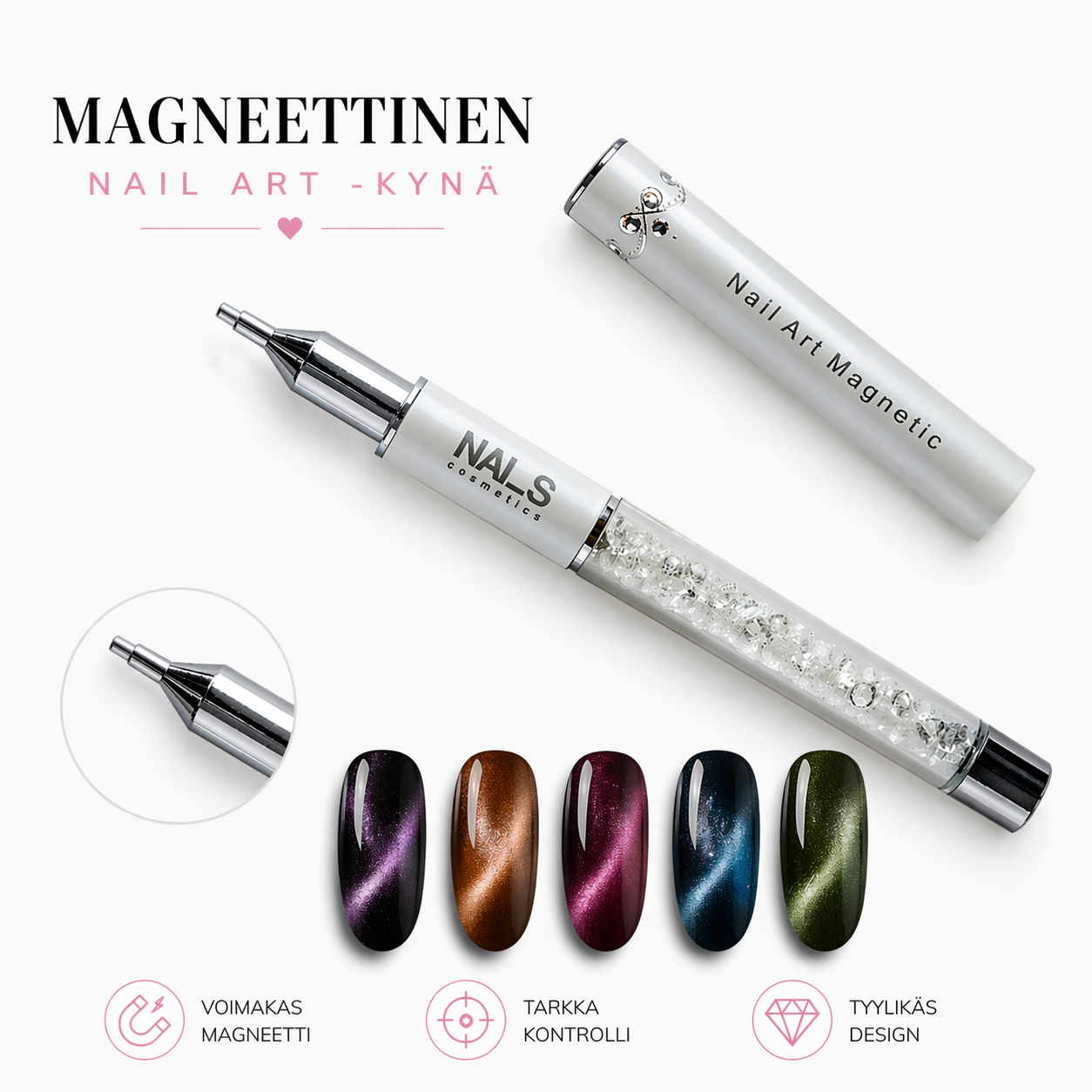 Magneettikynä Cat Eye -geeleille