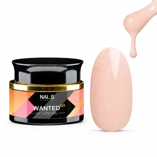 Wanted Q5 rakennegeeli 15ml Peach sparkle