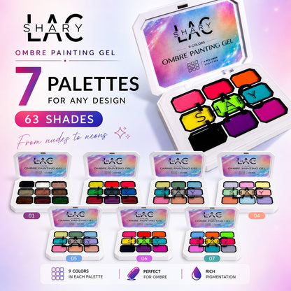 LacShary Ombre -maalausgeeli