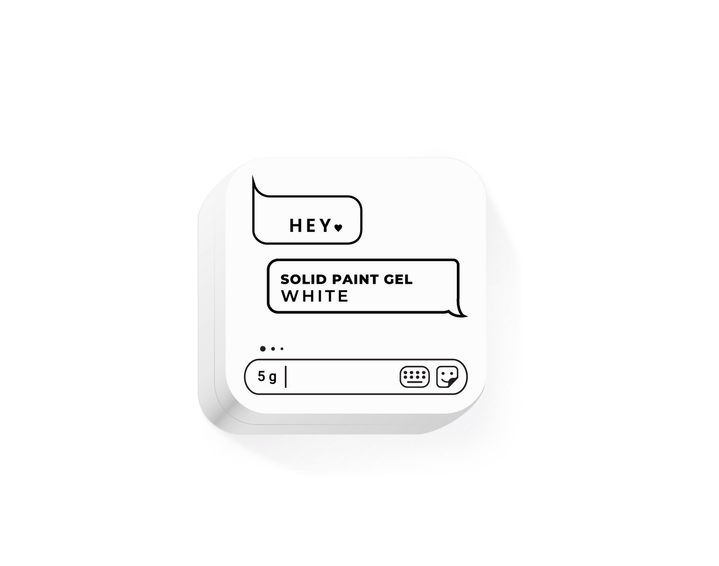 HEYLOVE Solid Paint Gel 5 g – erittäin pigmenttinen maalausgeeli
