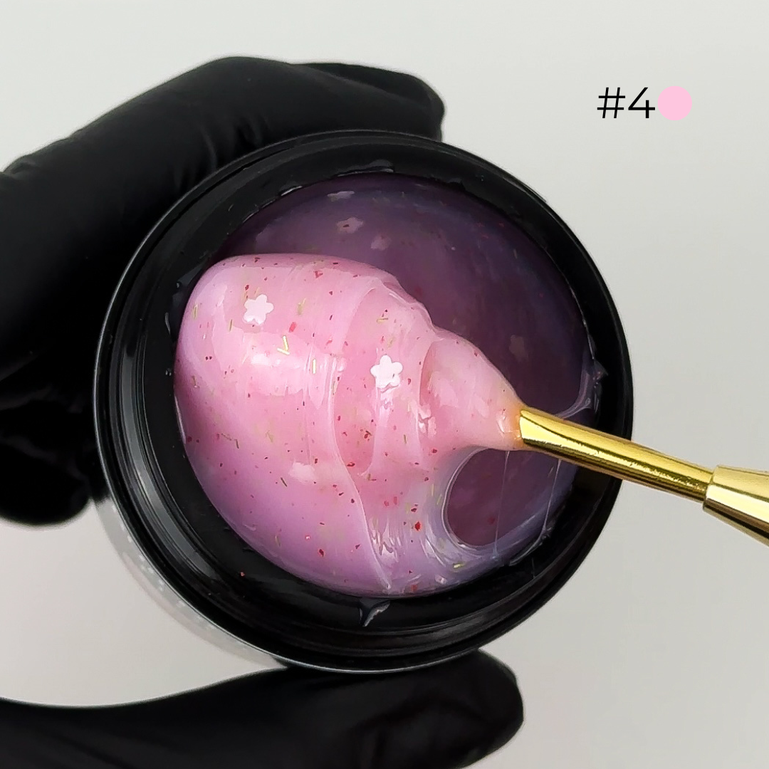 Crystal Professional flower n.4 rakennegeeli