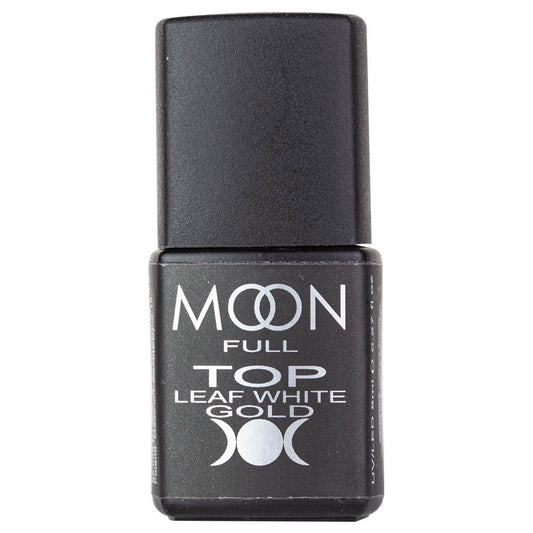 Moon Full Top Coat Leaf white Gold 8ml