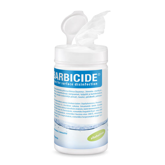 BARBICIDE® desinfioivat pyyhkeet 100kpl