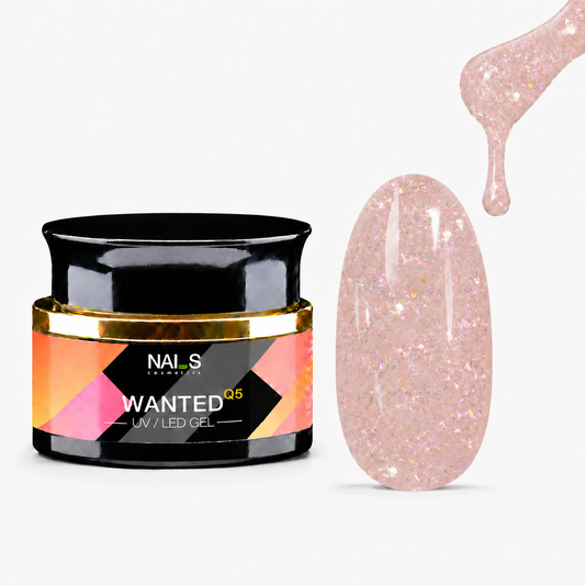 Wanted Q5 rakennegeeli 15ml Cappucino Sparkle